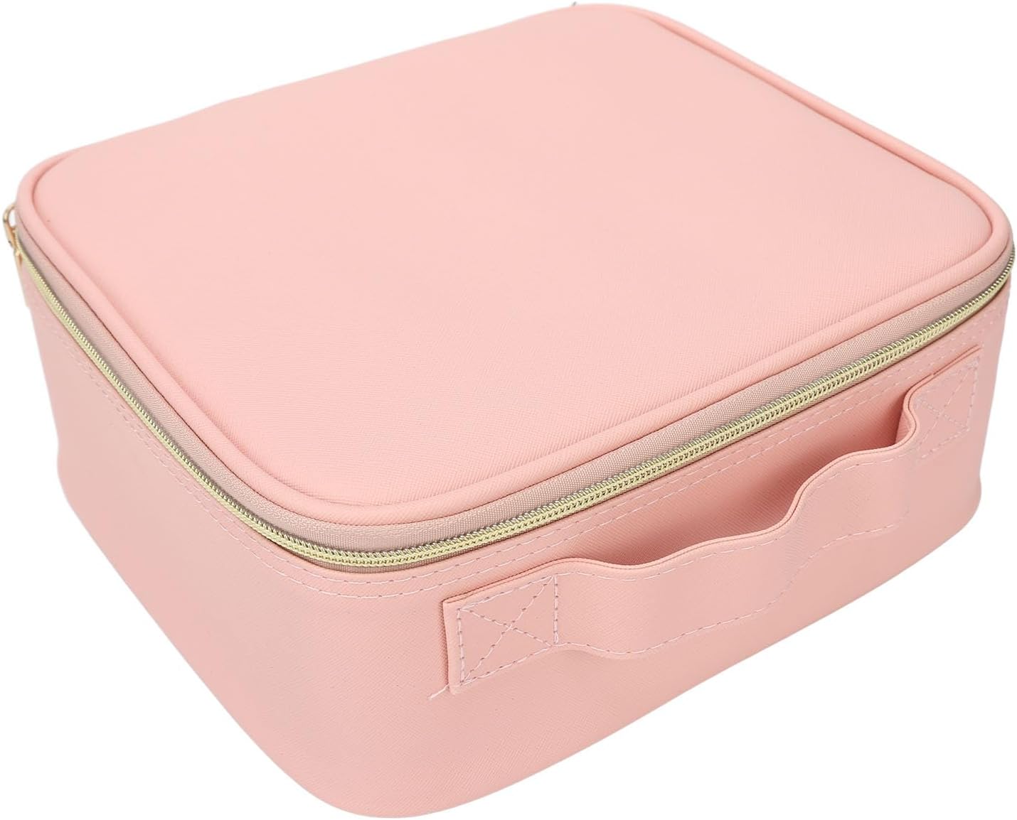 Organizador de maquillaje portátil con espejo LED
