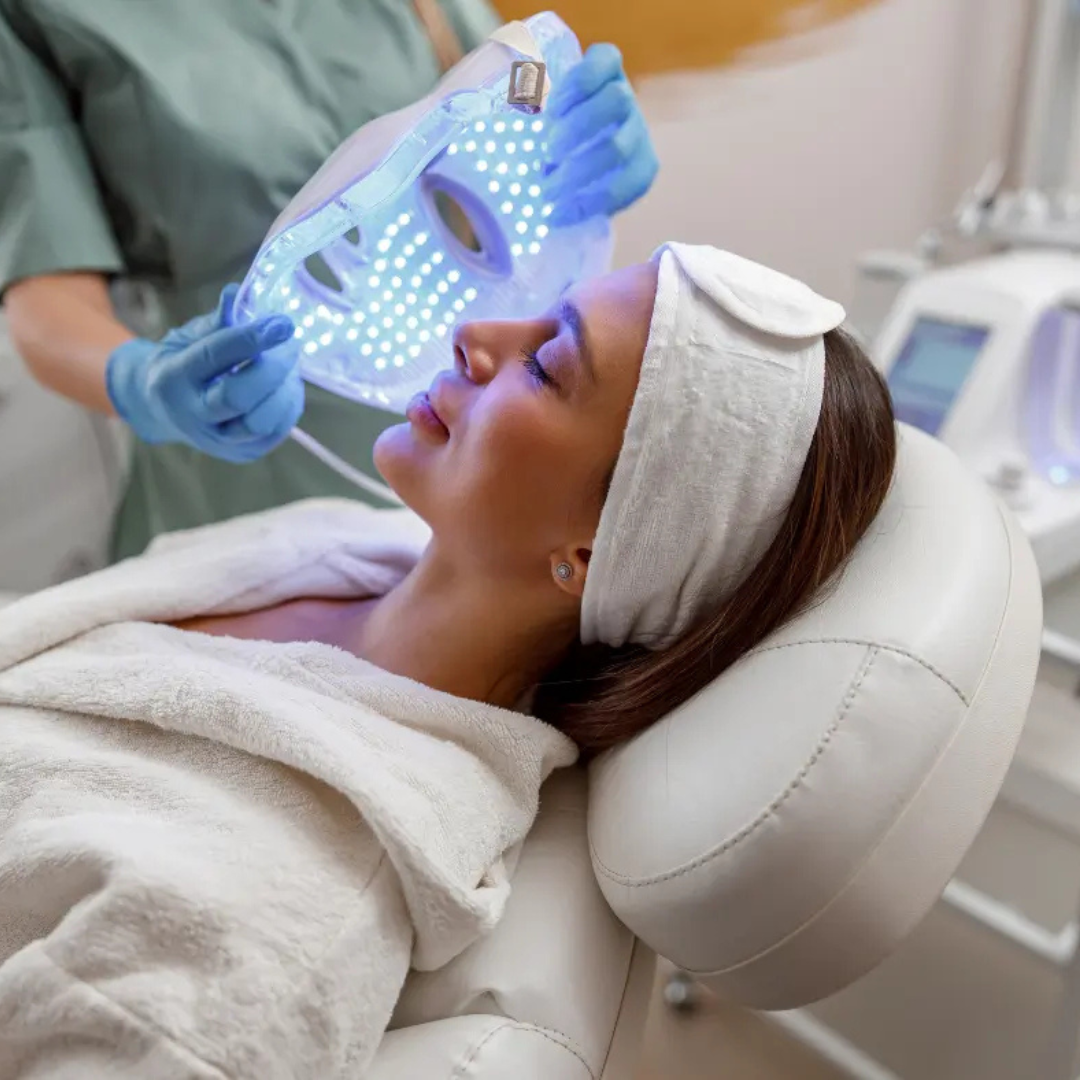 Máscara facial LED